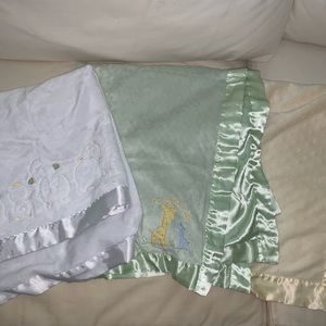 Pack of 3 Satiny Baby Blankets